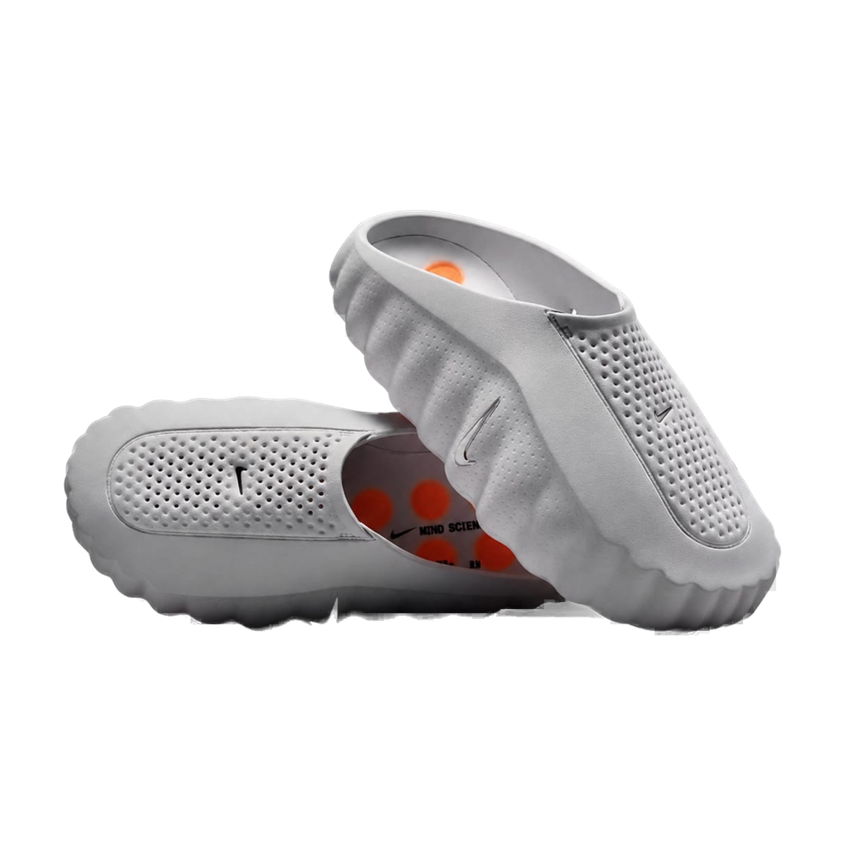 Nike Mind 001 Mule أبيض – حذاء سليب أون بتقنية Nike Mind