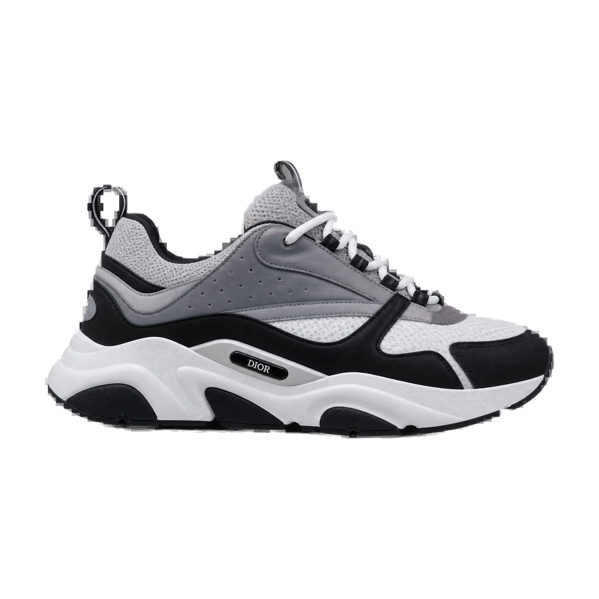 Dior B22 White Grey Black – حذاء رياضي رجالي بتصميم عصري